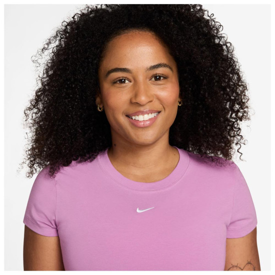 Nike Γυναικεία κοντομάνικη μπλούζα Sportswear Chill Knit Cropped T-Shirt